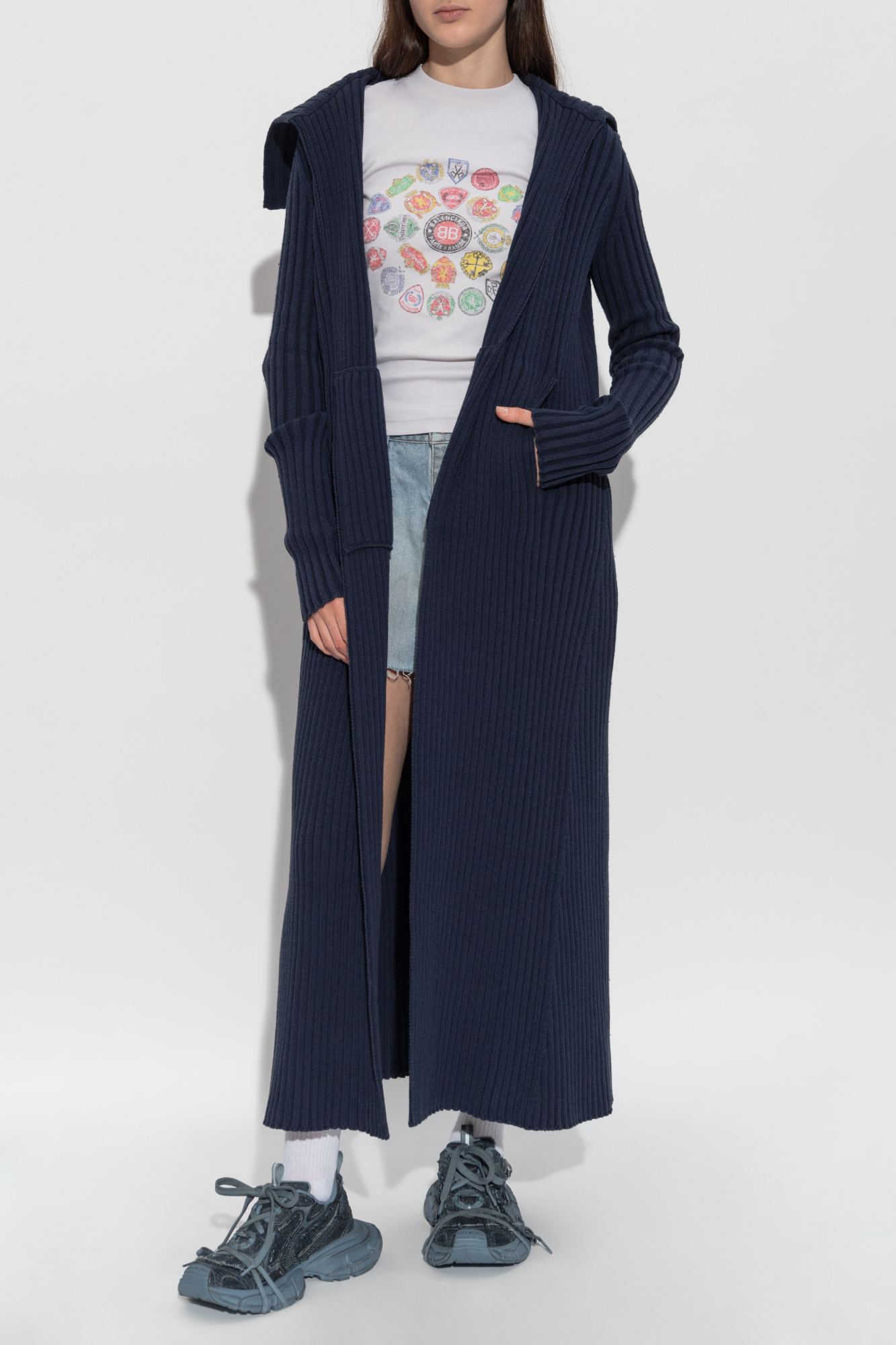 Balenciaga Long cardigan with pockets | Women's | Vitkac